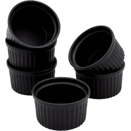 Spetebo Creme Brulee Schälchen Schwarz 6-tlg.