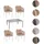 Mendler HWC-N41 Set 5-tlg. Grau