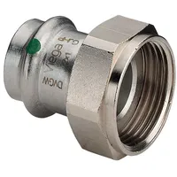 Viega Sanpress Inox Verschraubung 437640 28mmxG 1 1/4, Stahl nichtrostend, flachdichtend, SC-Contur