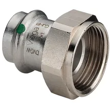 Viega Sanpress Inox Verschraubung 437640 28mmxG 1 1/4, Stahl nichtrostend, flachdichtend, SC-Contur