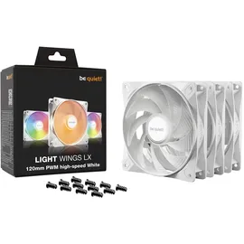 be quiet! Light Wings LX PWM High-Speed White, 120mm 3er-Pack (BL125)