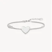 Thomas Sabo Armband Herz Infinity Gravur Silber A1486-051-14 19,5 cm