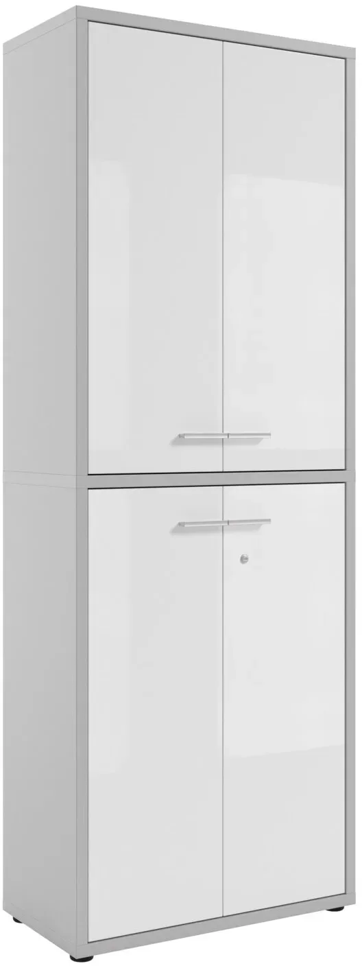 Manjana Aktenschrank 4-türig -Glas- TEXAS - B/H/T ca. 78,10x215,40x40,00