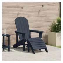 vidaXL Adirondack-Stuhl Gartenstuhl 74 x 82 x 92 cm blau