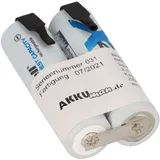 Akkuman 2er Reihe Akkupack mit Lötfahne AA Mignon 2,4V 2900mAh