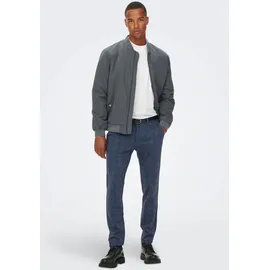 Only & Sons ONSMARK Slim Check Chinos Blau 30 32