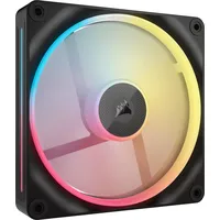 Corsair iCUE LINK LX140-R RGB Expansion - Gehäuselüfter – Geräuscharm, CORSAIR Magnetische Kuppellagerung, Zwei Lichtschleifen, QuikTurnTM-Schrauben, Null-Drehzahl-Modus – Schwarz