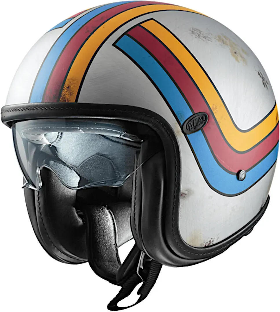 Premier Vintage Platinum ED EX 77 BM Jet helm, veelkleurig, L Voorman