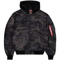 Alpha Industries Ma-1 Zh Back Emb Camo Bomberjacke Black Camo S