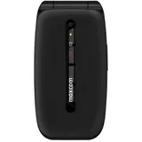 Maxcom Comfort MM828 4G Schwarz Klapphandy mit großem Display in Schwarz | Gr.: onesize