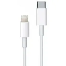 REEKIN Apple iPad/iPhone/iPod Ladekabel [1x USB-C® - 1x Apple Lightning-Stecker] 1.00 m Weiß