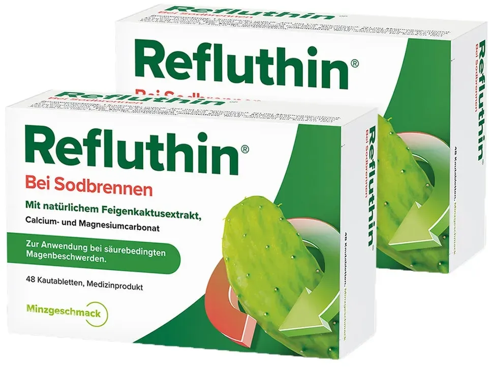 Refluthin b. Sodbrennen Minzgeschmack 2 St