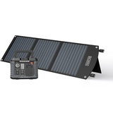 BALDERIA Power Set PS300-60: Solar-Generator, Kraftwerk, Tragbare Powerstation 231Wh mit Solarpanel