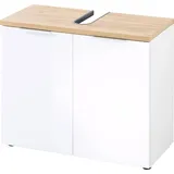 Germania Waschbeckenunterschrank PESCARA weiß, navarra-eiche 70,0 x 58 cm x 34 cm
