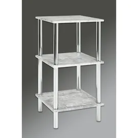 Haku-Möbel HAKU Möbel Badregal 90439 beton 39,0 x 39,0 x 77,0 cm