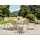 Beliani Prato Gartenstuhl 57 x 57 x 90 cm beige 4 St.