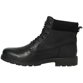 JACK & JONES Schnürstiefel mit Logo-Prägung Modell 'CRANFIELD', Black, 44
