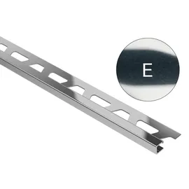 Schlüter Systems QUADEC-E Abschlussprofil Edelstahl V2A E 15 mm 2,50 m