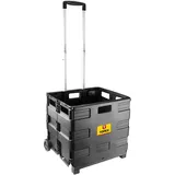 tresice france Topex - Klappbarer Transportwagen 35kg, Werkzeugkasten