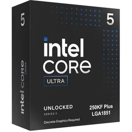 Intel CoreTM Ultra 5 250KF Plus 18-Kern CPU, Sockel 1851, Boxed (ohne Kühler)