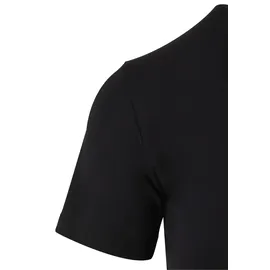 pequs T-Shirt PEQUS "PEQUS PEQUS A Paradise Beach Club Graphic Top", Damen, Gr. S, schwarz, 100% Baumwolle, bedruckt, normal, Rundhals, Shirts T-Shirt