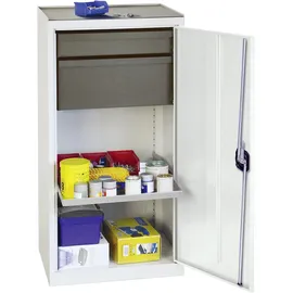 stumpf metall Werkzeug- und Materialschrank Serie 3000, 7035/7035, 1 Schublade 100 mm, 1 Schub 3001307