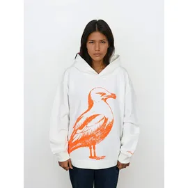 salzhaut Hoodie orange/offwhite S