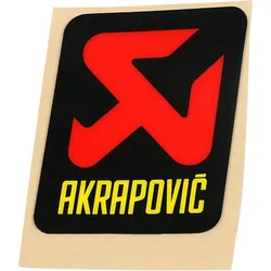 Aufkleber Akrapovic hitzefest 60x70mm