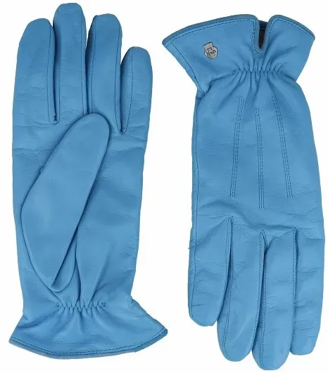 Roeckl Antwerpen Handschuhe Leder turquoise