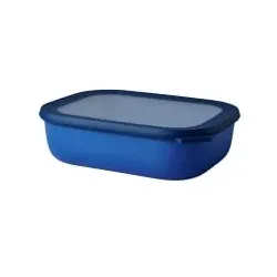 Mepal Frischhaltedose cirqula rechteckig, 2000 ml 106259010100 , Farbe: vivid blue