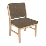 einrichtungsdesign24 Holzstuhl Schwerlaststuhl für Schwergewichtige Alexander bis 250kg, Massivholz, extra starke Beine, geneigte Sitzfläche und Rückenlehne braun