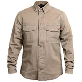 John Doe Motoshirt XTM Motorrad Hemd, beige, Größe 4XL