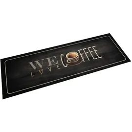 vidaXL Küchenteppich Waschbar Kaffee 60x180 cm Samt