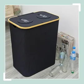 Relaxdays Flaschensammler 170 l Grau