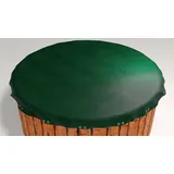 GRASEKAMP Abdeckplane rund grün/schwarz 560 cm