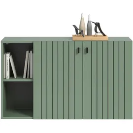 Möbel Boss Schuhschrank 106 x 63 x 37 cm grün