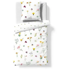 FLEURESSE Faro Floral Bunt 135 x 200 cm + 80 x 80 cm