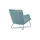 Ravensberger Werkstätten Sessel RW Wing Leder 67 x 87 x 74 cm Blau