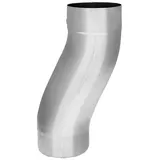 Zambelli Sockelknie einteilig gefalzt DN 100 Silber