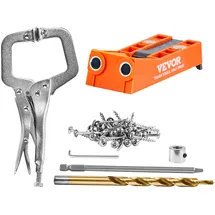Vevor Pocket Hole Jig Kit Doppeltaschenloch 50 tlg.