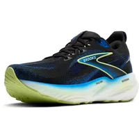 Brooks Herren Glycerin 22 Sneaker, Black Cobalt Neo Yellow, 42.5 EU Weit