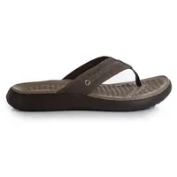 Crocs Herren Zehentrenner Sandalen für Freizeit und Sommer in Braun - Braun - 41