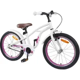 vidaXL Kinderfahrrad 18 Zoll weiß