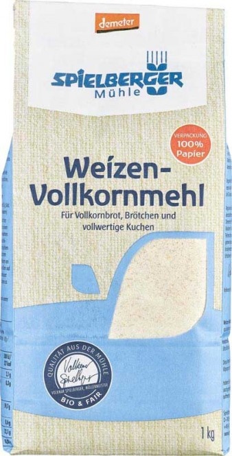 Spielberger Weizen-Vollkornmehl demeter 1kg