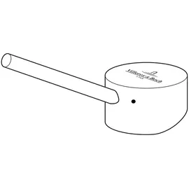 Villeroy & Boch Armaturengriff Edelstahl massiv