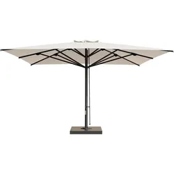 Scolaro Teleskop- / Mittelmastschirm Capri 500 x 500 cm (quadratisch) - Natur