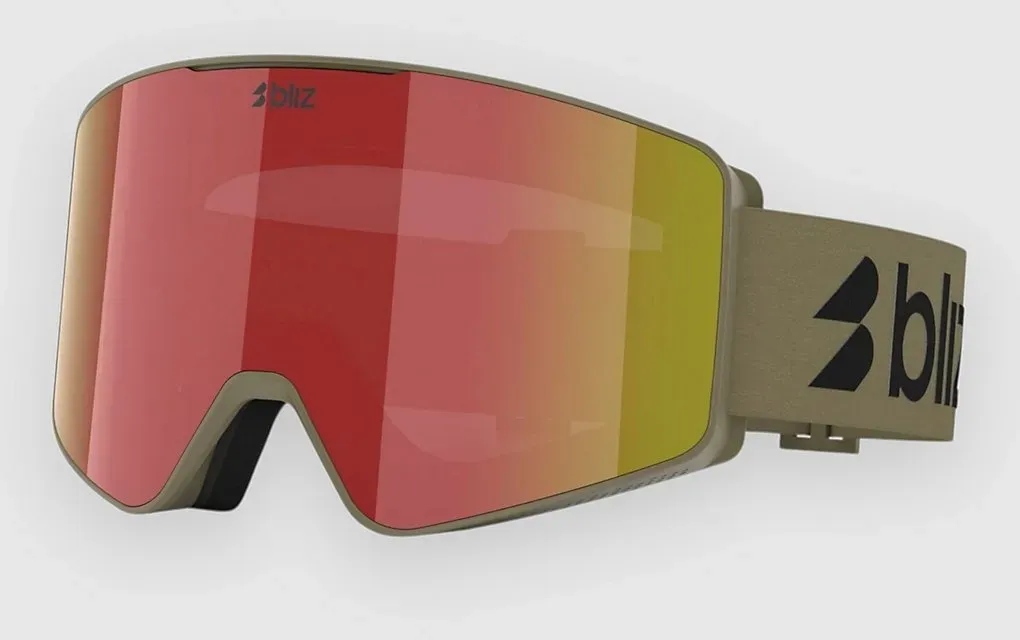 BLIZ Active Eyewear G001 Matte Camo Green Goggle brown w red multi Gr. Uni
