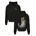 Funktions-Kapuzensweatjacke Herren schwarz L