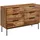 KADIMA DESIGN Kommode 117x80x42 cm Massivholz / Metall Schubladenkommode | Gr.: onesize