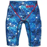Arena Jungen Wettkampf-Schwimmhose Powerskint Next Jammer Jr 006352-204 152 - Splashy Multicolor - 152